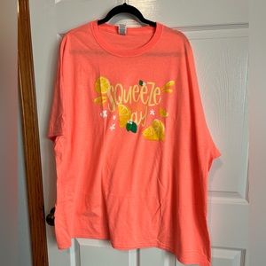 🍀Plus size Lemon Summer tee 3x new🍀